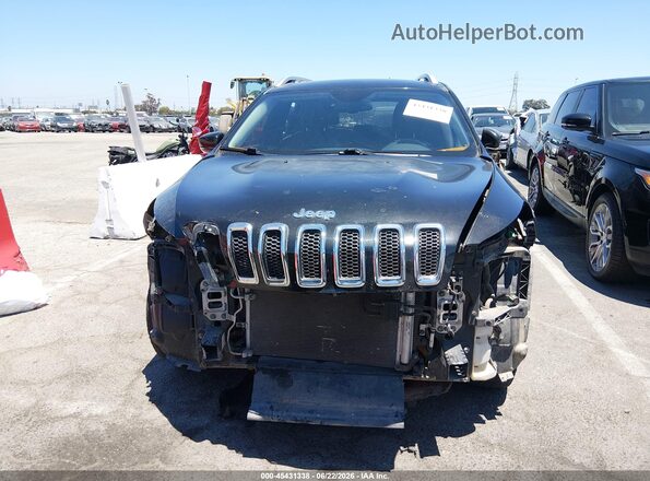 1C4PJMDB0GW337564 2016 JEEP CHEROKEE Black Rear interior view