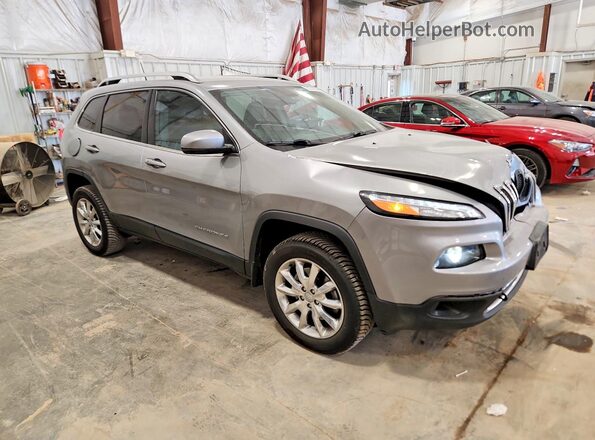 1C4PJMDB0HW600881 2017 JEEP CHEROKEE Silver Delantero derecho