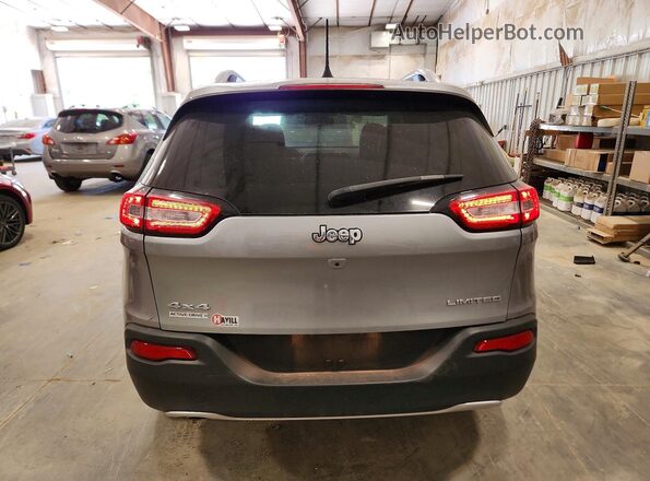 1C4PJMDB0HW600881 2017 JEEP CHEROKEE Silver Vista trasera