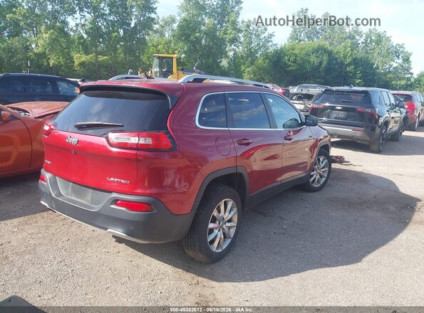 1C4PJMDB1HW511384 2017 JEEP CHEROKEE Red Rear right