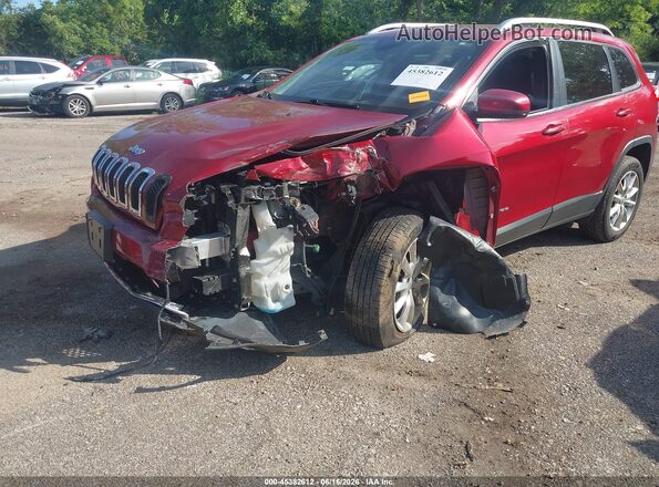 1C4PJMDB1HW511384 2017 JEEP CHEROKEE Red Front view