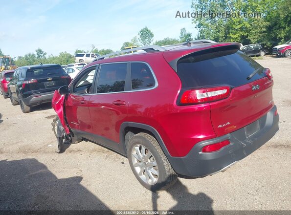1C4PJMDB1HW511384 2017 JEEP CHEROKEE Red Rear left