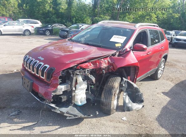 1C4PJMDB1HW511384 2017 JEEP CHEROKEE Red Front left