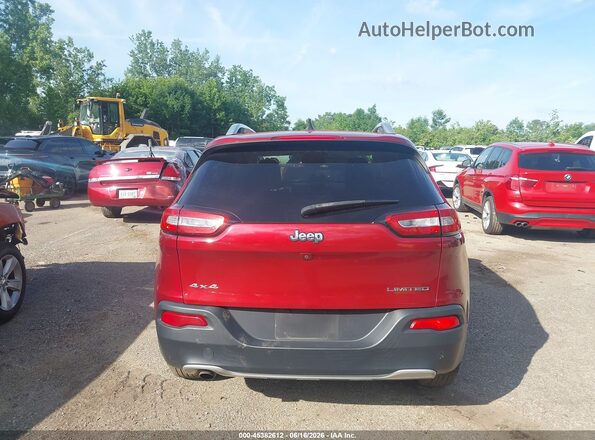 1C4PJMDB1HW511384 2017 JEEP CHEROKEE Red 