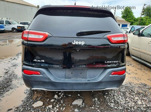 1C4PJMDB1HW529982 2017 JEEP CHEROKEE Black Widok z tyłu