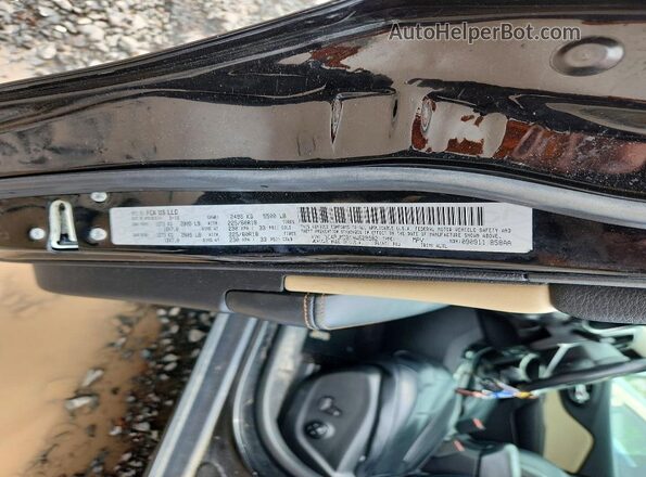 1C4PJMDB1HW529982 2017 JEEP CHEROKEE Black Widok naklejki z numerem VIN