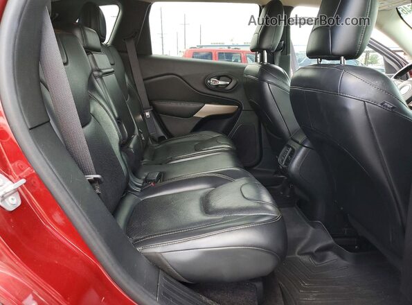 1C4PJMDB1HW594251 2017 JEEP CHEROKEE Red Вид задньої частини салону