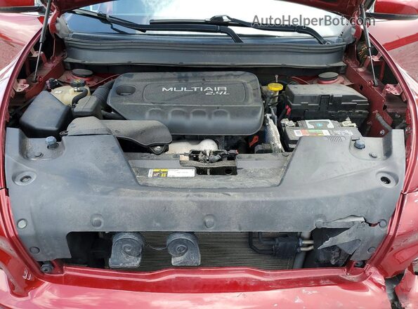 1C4PJMDB1HW594251 2017 JEEP CHEROKEE Red Вид підкапотного простору