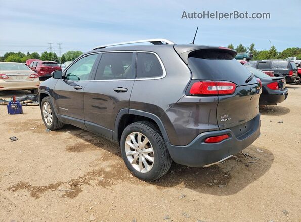 1C4PJMDB2GW154327 2016 JEEP CHEROKEE Gray Tył lewy