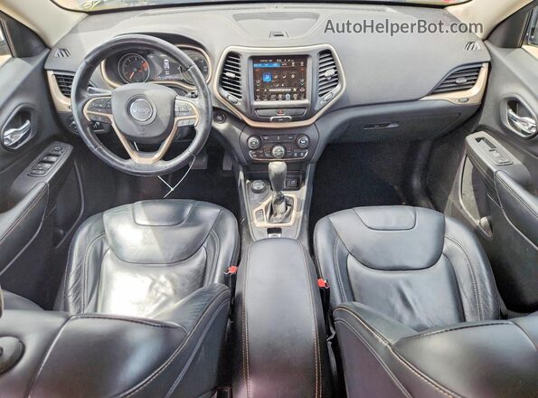 1C4PJMDB2GW154327 2016 JEEP CHEROKEE Gray Widok deski rozdzielczej