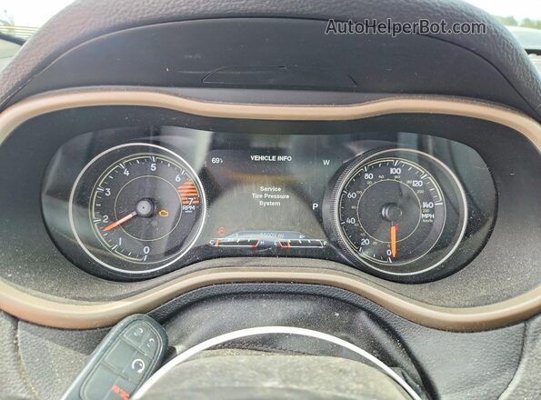 1C4PJMDB2GW154327 2016 JEEP CHEROKEE Gray Widok zestawu wskaźników