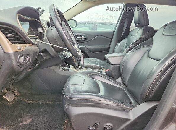 1C4PJMDB2GW154327 2016 JEEP CHEROKEE Gray Widok wnętrza z przodu