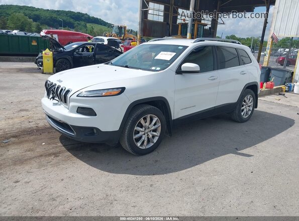 1C4PJMDB2HW597157 2017 JEEP CHEROKEE White Առջևի ձախ երեք քառորդ տեսարան
