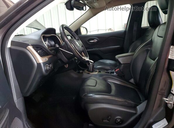 1C4PJMDB3GW185330 2016 JEEP CHEROKEE Charcoal წინა სალონის ხედი