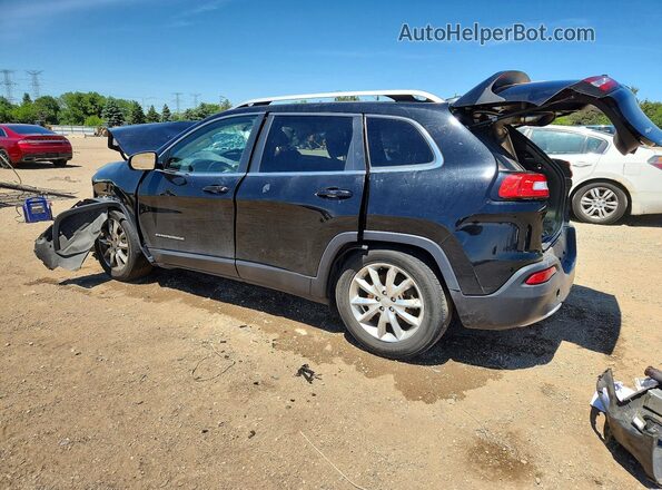 1C4PJMDB3HW645300 2017 JEEP CHEROKEE Black Задня ліва чверть