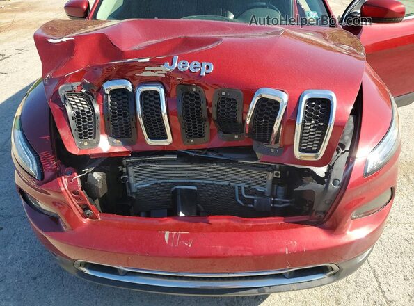 1C4PJMDB4HD217800 2017 JEEP CHEROKEE Red Engine compartment view