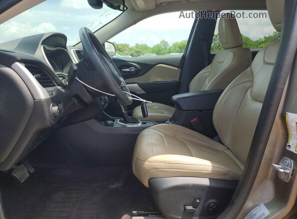 1C4PJMDB4HW637609 2017 JEEP CHEROKEE Tan 