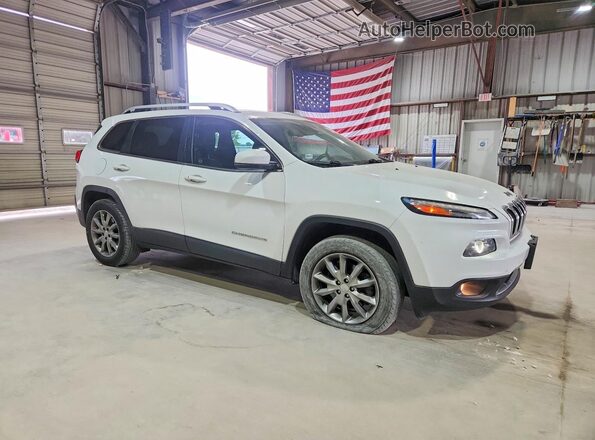 1C4PJMDB4JD603302 2018 JEEP CHEROKEE White Front right