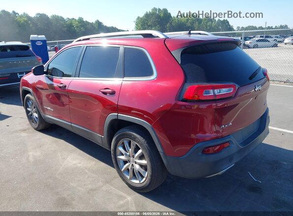 1C4PJMDB6GW270887 2016 JEEP CHEROKEE Red Trasero izquierdo
