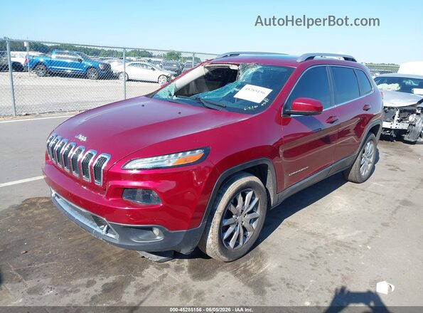 1C4PJMDB6GW270887 2016 JEEP CHEROKEE Red Vista tres cuartos delantera izquierda