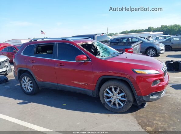 1C4PJMDB6GW270887 2016 JEEP CHEROKEE Red Vista interior trasera
