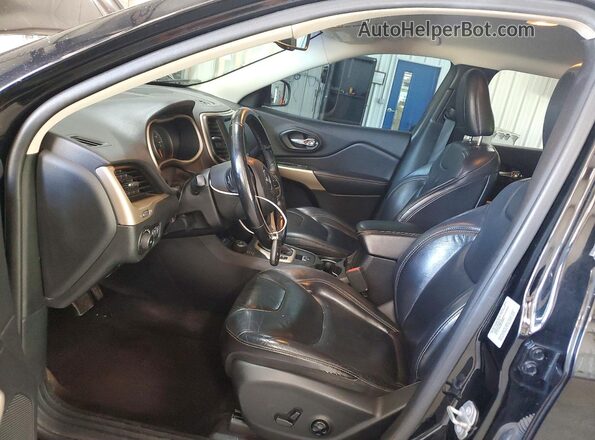 1C4PJMDB6HD220696 2017 JEEP CHEROKEE Black Widok wnętrza z przodu