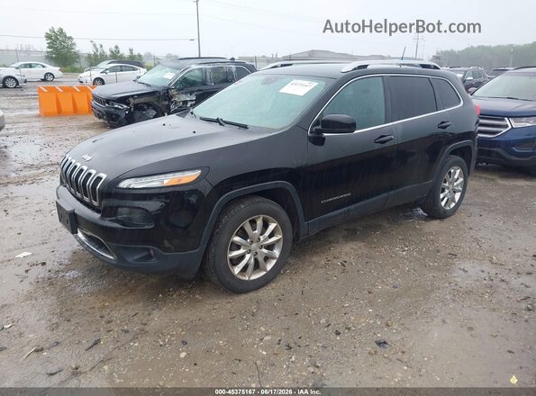 1C4PJMDB6HW634517 2017 JEEP CHEROKEE Black Передня ліва чверть