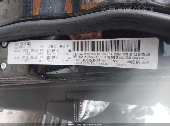 1C4PJMDB6HW634517 2017 JEEP CHEROKEE Black Вид підкапотного простору