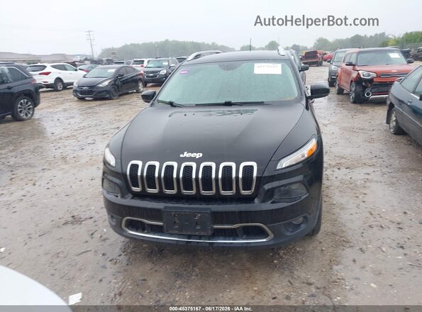 1C4PJMDB6HW634517 2017 JEEP CHEROKEE Black Вид щитка приладів