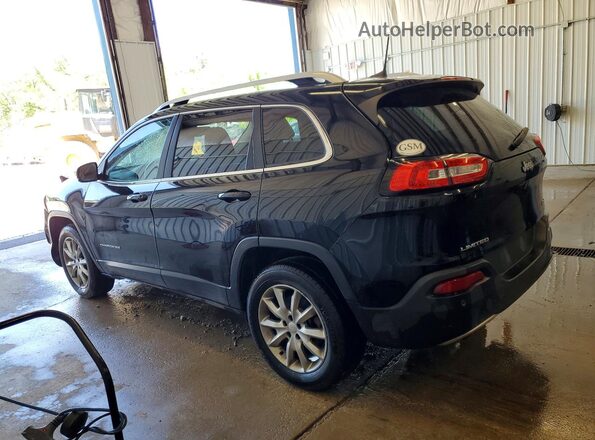 1C4PJMDB6JD550425 2018 JEEP CHEROKEE Black Tył lewy