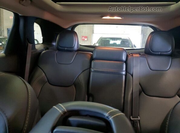 1C4PJMDB7GW300480 2016 JEEP CHEROKEE Black უკანა სავარძლების ხედი