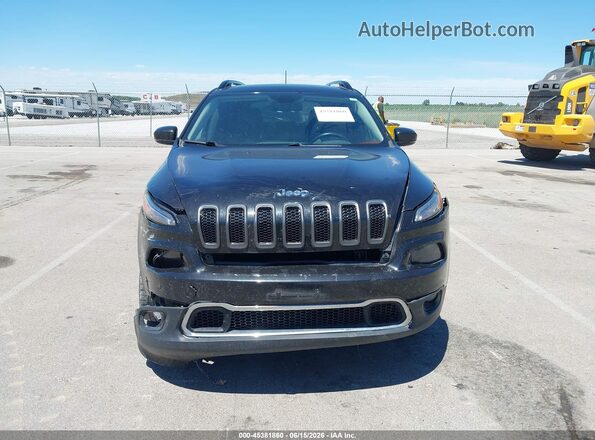 1C4PJMDB7GW322060 2016 JEEP CHEROKEE Black ხელსაწყოთა პანელის ხედი