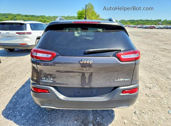 1C4PJMDB7JD548859 2018 JEEP CHEROKEE Черный Вид сзади