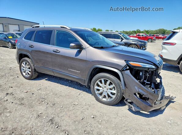 1C4PJMDB7JD548859 2018 JEEP CHEROKEE Черный Передняя правая четверть