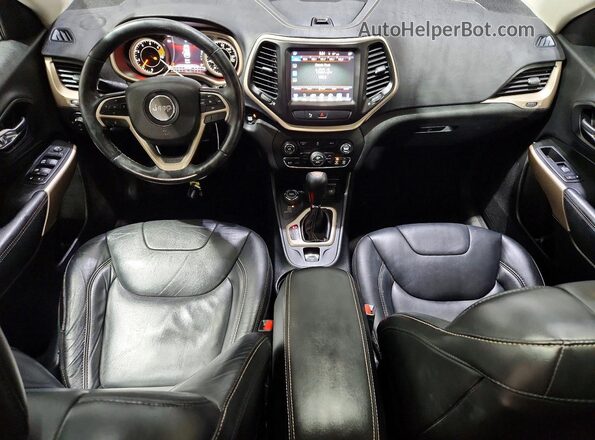 1C4PJMDB7JD613869 2018 JEEP CHEROKEE White წინა პანელის ხედი