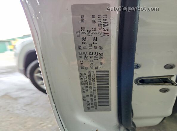 1C4PJMDB7JD613869 2018 JEEP CHEROKEE White VIN კოდის სტიკერის ხედი