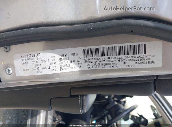 1C4PJMDB8HW504688 2017 JEEP CHEROKEE Gray Вид підкапотного простору