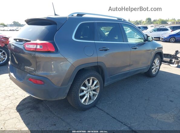 1C4PJMDB8HW511785 2017 JEEP CHEROKEE Gray Rear right