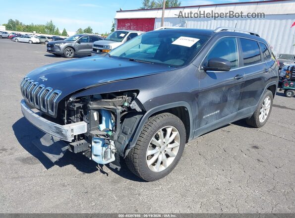 1C4PJMDB8HW511785 2017 JEEP CHEROKEE Gray Front left