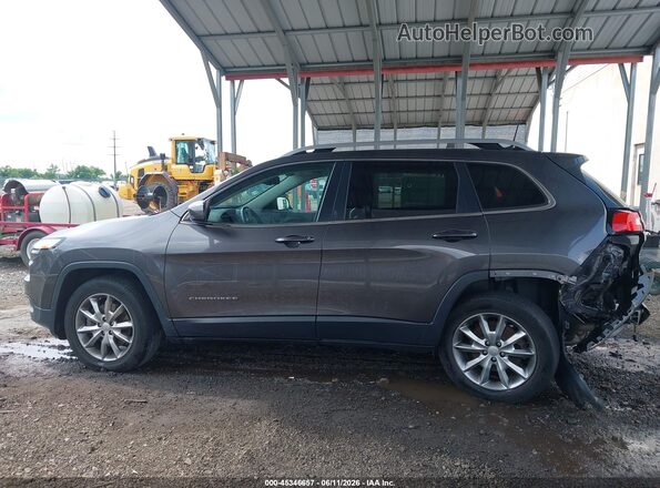 1C4PJMDB8JD617140 2018 JEEP CHEROKEE Gray Սալոնի 360 աստիճան տեսք