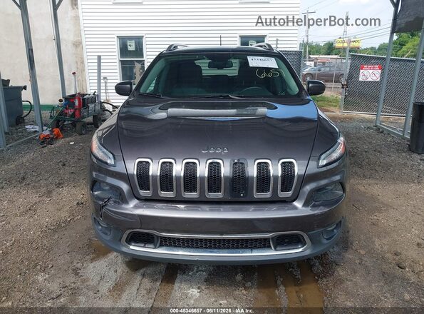 1C4PJMDB8JD617140 2018 JEEP CHEROKEE Gray Սարքավորումների վահանակի տեսք