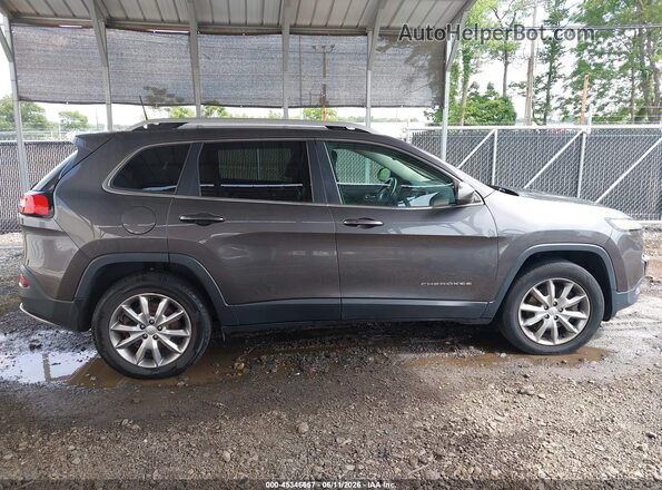 1C4PJMDB8JD617140 2018 JEEP CHEROKEE Gray Սալոնի հետևի տեսք