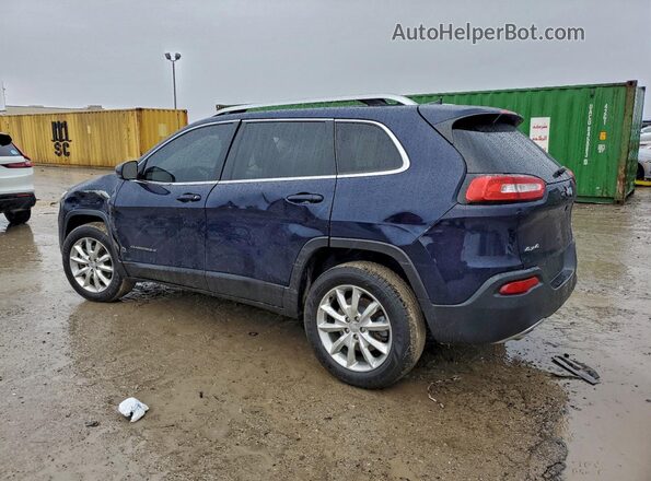 1C4PJMDB9GW198695 2016 JEEP CHEROKEE Blue Rear left