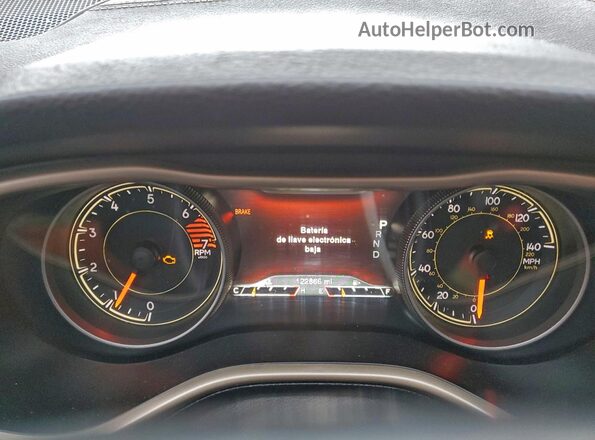 1C4PJMDB9GW198695 2016 JEEP CHEROKEE Blue Instrument cluster view