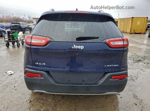 1C4PJMDB9GW198695 2016 JEEP CHEROKEE Blue Rear view