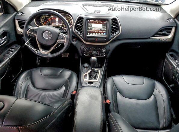 1C4PJMDB9GW198695 2016 JEEP CHEROKEE Blue Dashboard view