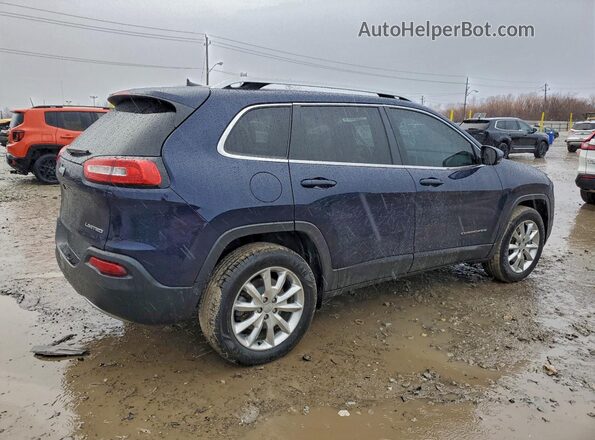 1C4PJMDB9GW198695 2016 JEEP CHEROKEE Blue Rear right