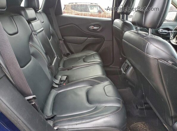 1C4PJMDB9GW198695 2016 JEEP CHEROKEE Blue Rear interior view