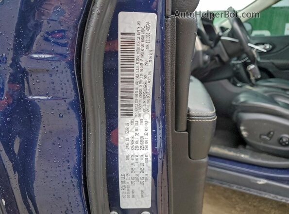 1C4PJMDB9GW198695 2016 JEEP CHEROKEE Blue VIN sticker view