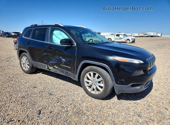 1C4PJMDB9HW536940 2017 JEEP CHEROKEE Черный Передняя правая четверть